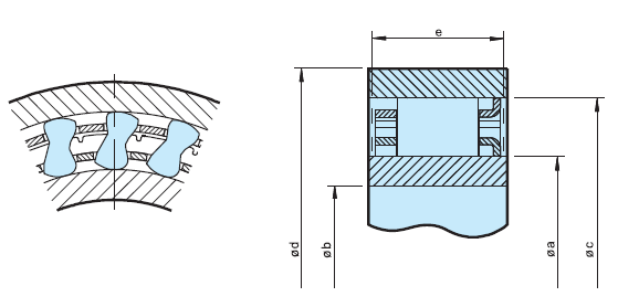 DC 2776 C embrague de embrague de un solo sentido trasero con volante libre de 25,4 mm de espesor 1